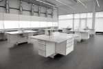 Zystm story case white table for hospital