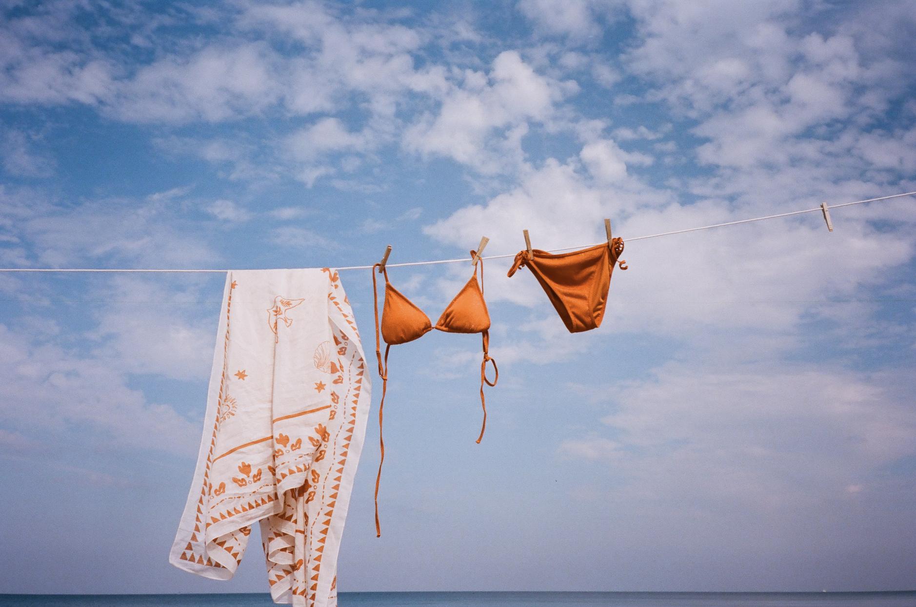 Becksöndergaard case story fashion bikini in the washing line